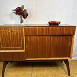 Mid-Century Retro Vintage Teak Cocktail Credenza / Sideboard by Beautility