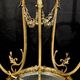 Gilt bronze and frosted glass chandelier – Louis XVI style