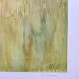 Watercolor by Michel Roubille, Saint Colomban 1978