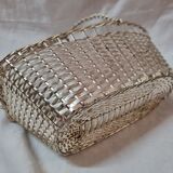 Porte bouteille argent 1970