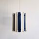 Rare suspension 'Mexico' bleue et blanche par Yki Nummi pour Orno, 1960
