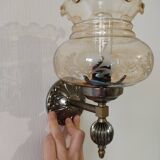 Vintage glass wall lamp