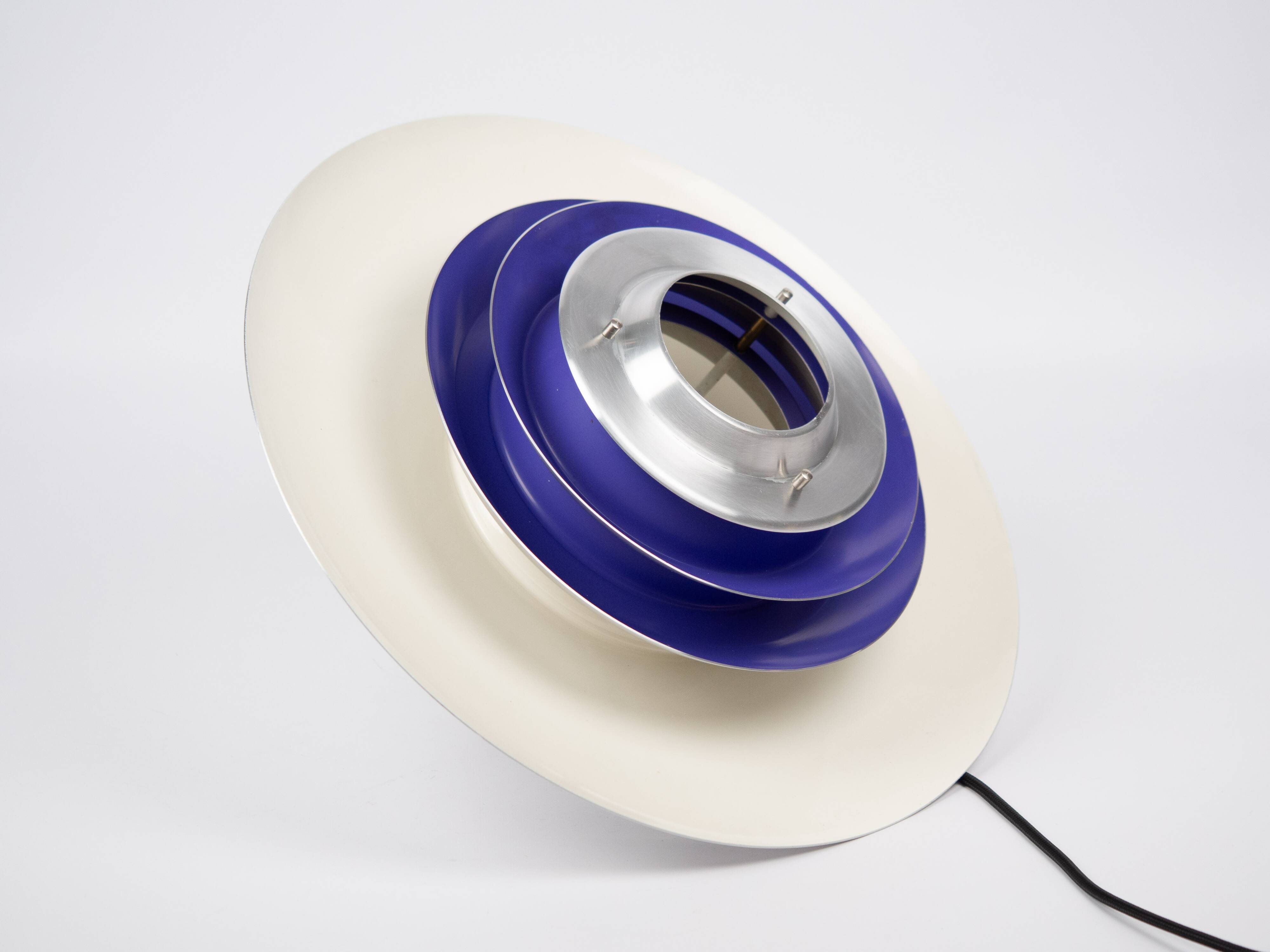 Lampe suspendue Teknika vintage danoise des années 1980