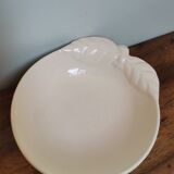 Vintage beige ceramic cup bowl shape