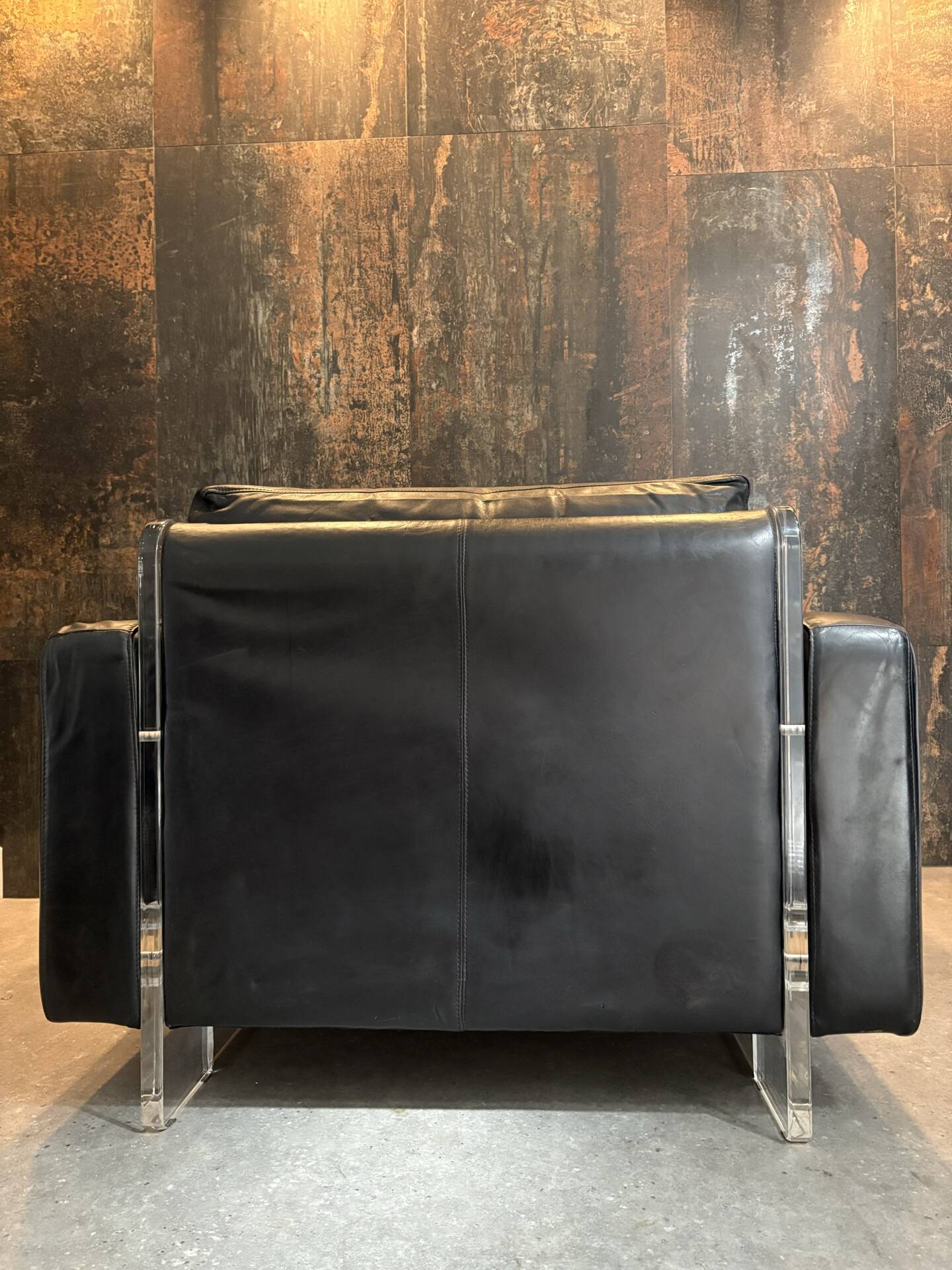 Set of (2) mid-century armchairs and a 2-seater sofa.