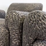 Modular lounge chairs/sofa by Eberhard Geißler, Oelsa, Germany, 1970s