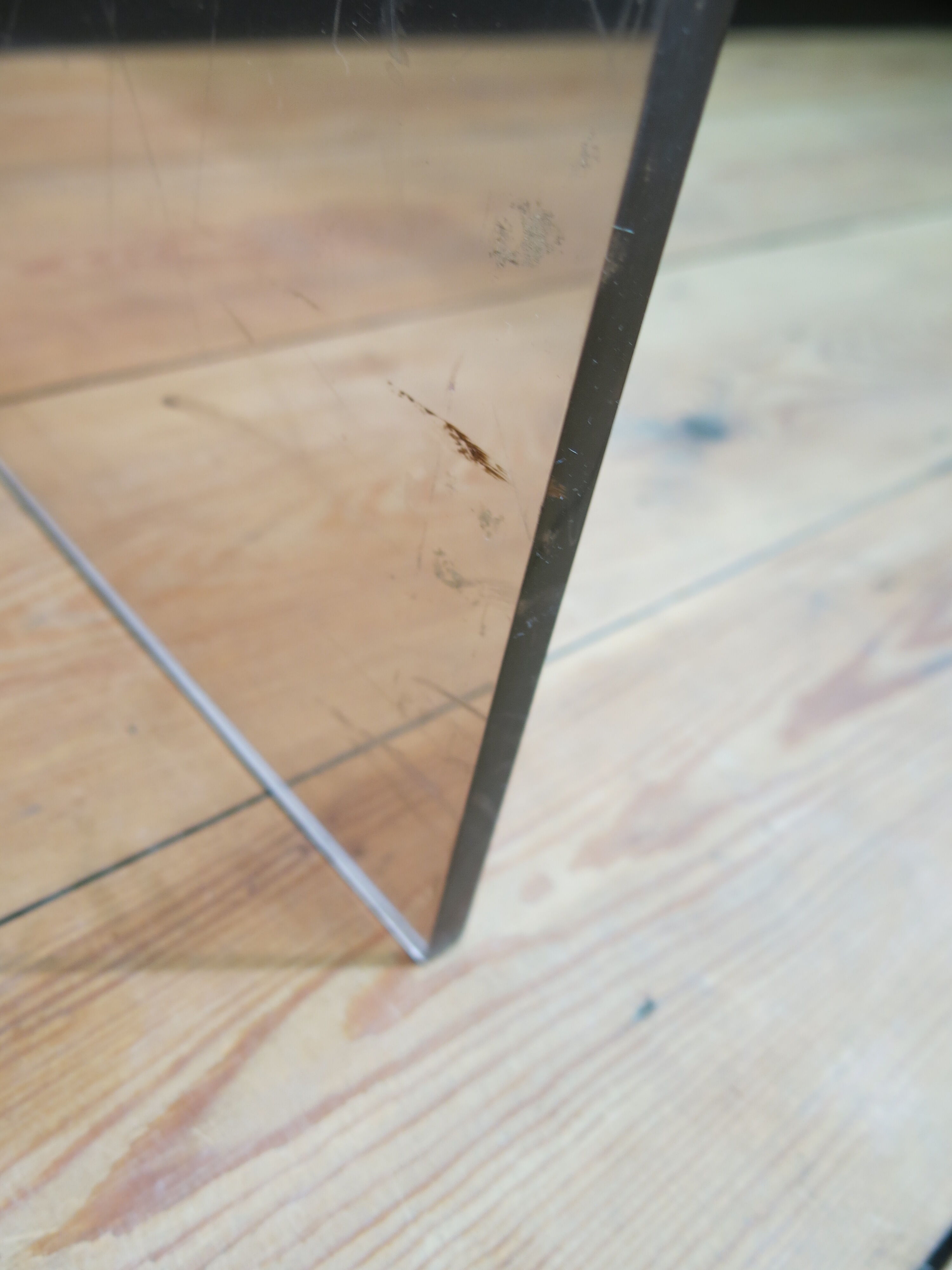 Plexi nesting tables by Michel Dumas