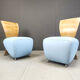Pair of Bobo lounge chairs by Dietmar Scharping for Dauphin, 2000s