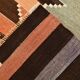 Orange Brown Tribal Kilim Runner Rug, 108x297Cm