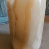 Vase onix jaune vintage de français