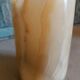 Vase onix jaune vintage de français