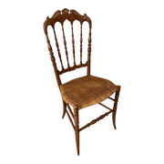 2x vintage original Chiavari chairs – wood