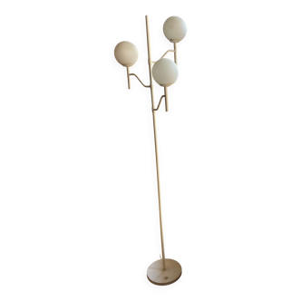 White floor lamp from the 1960s by Monix Editions.