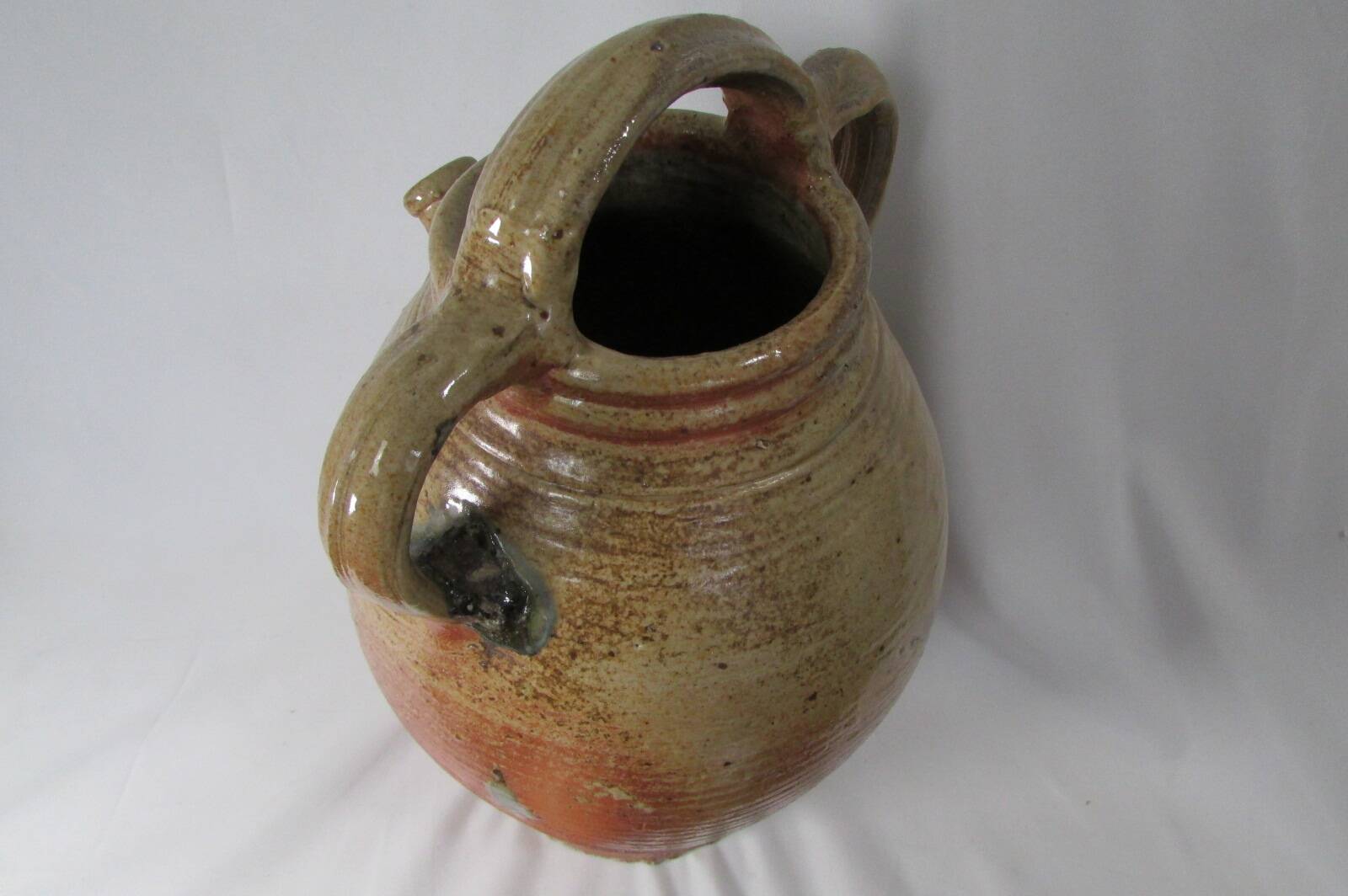 Large old stoneware jug