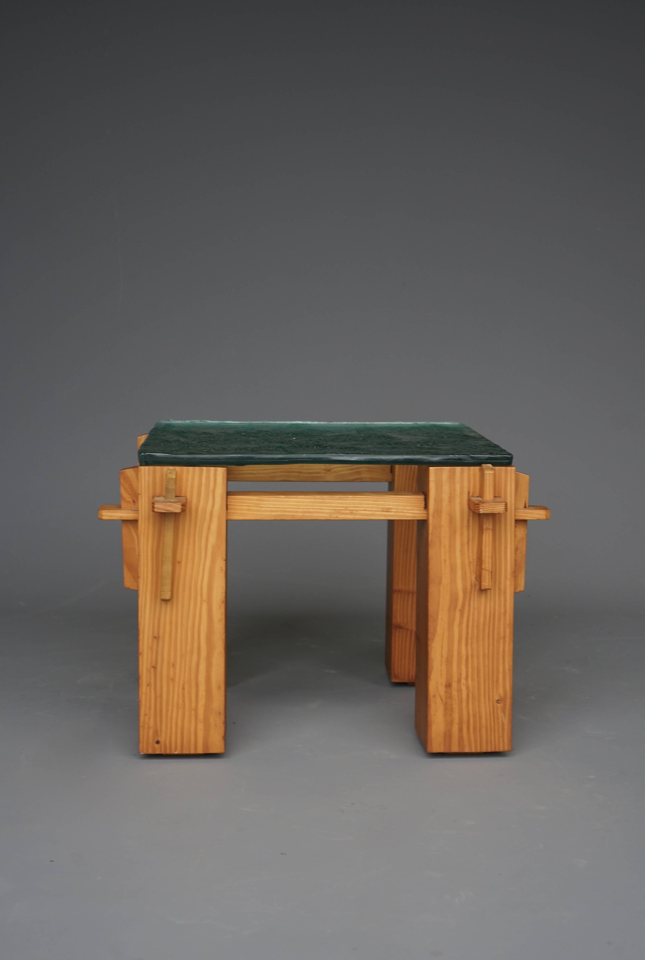 Table Basse en Pin, années 1970