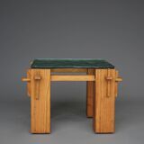 Table Basse en Pin, années 1970