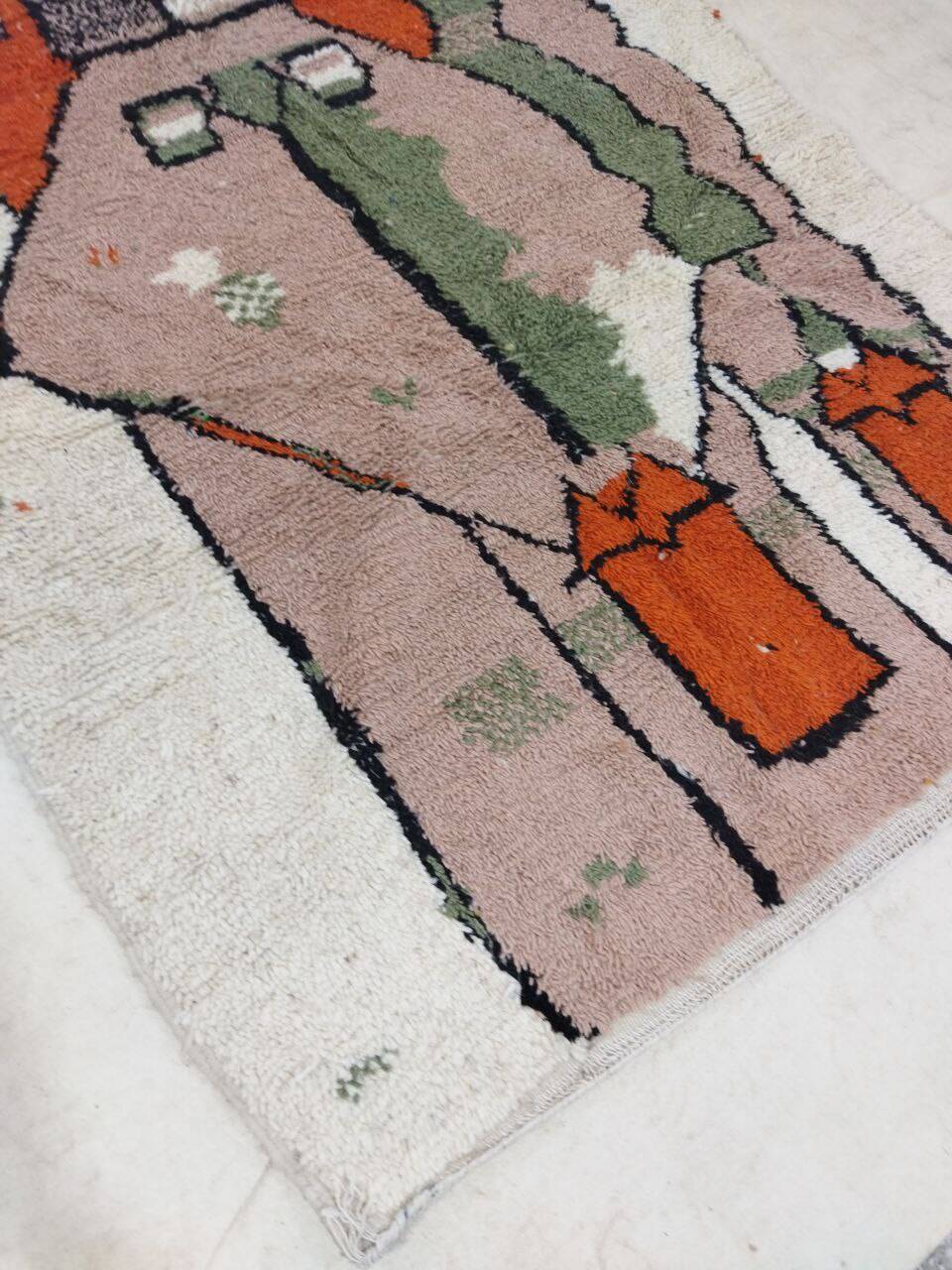 Handmade Moroccan Berber rug 280 x 150 cm