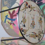 Circular coffee table decorated with warriors - 1960 Roger Capron