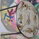 Circular coffee table decorated with warriors - 1960 Roger Capron