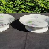 2 coupes montées en porcelaine
