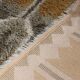Swedish Rya Wool Rug In Natural Yellow And Grey Colours, 170x230cm