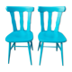 Pair of bistro chairs, Louisiana model, wooden, Baumann, 70s