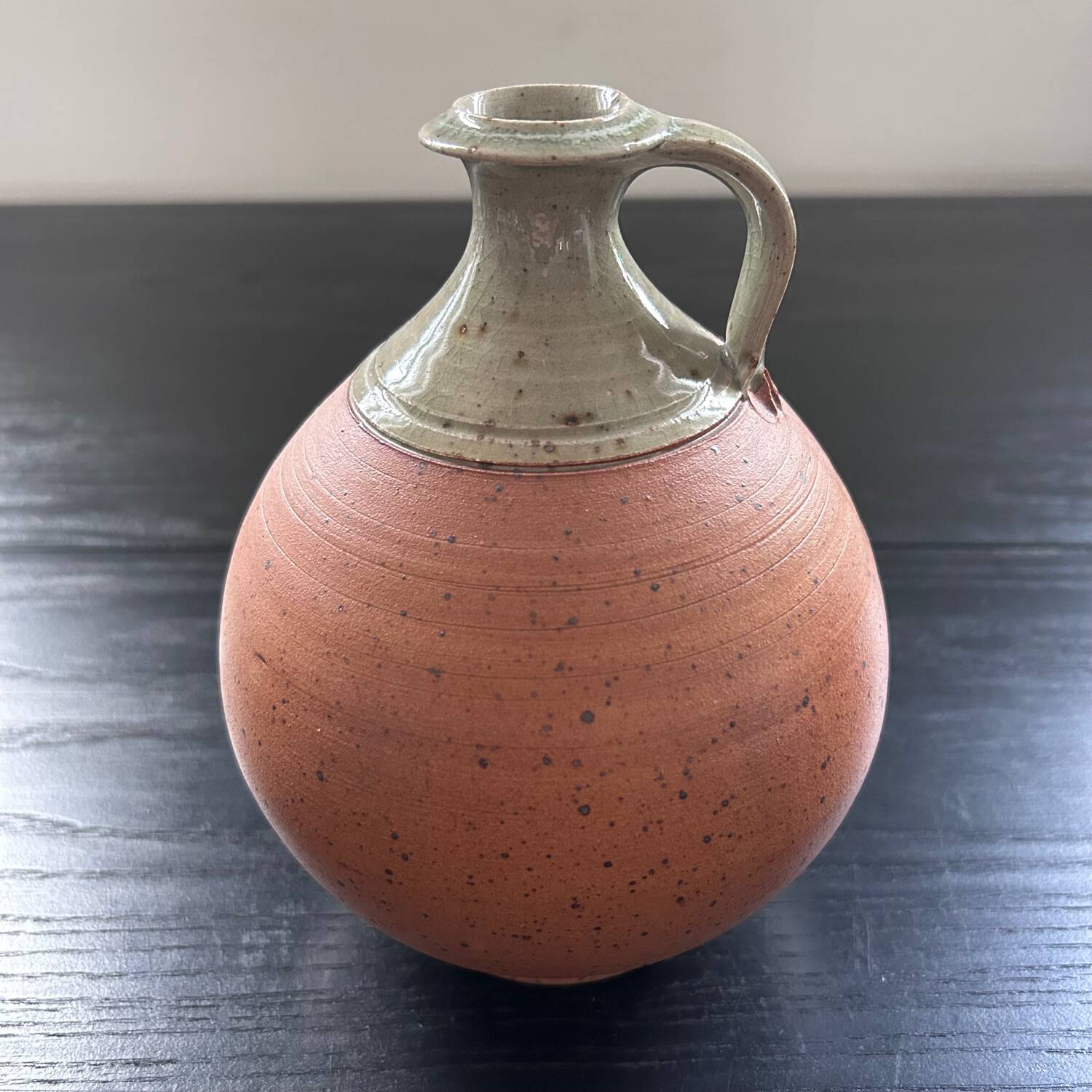 Two-tone stoneware jug
