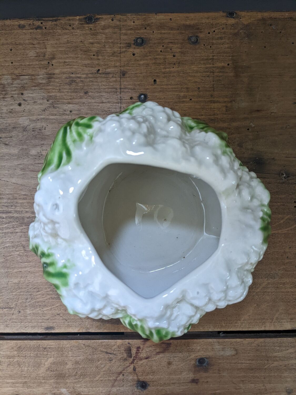 Pot cauliflower in slip