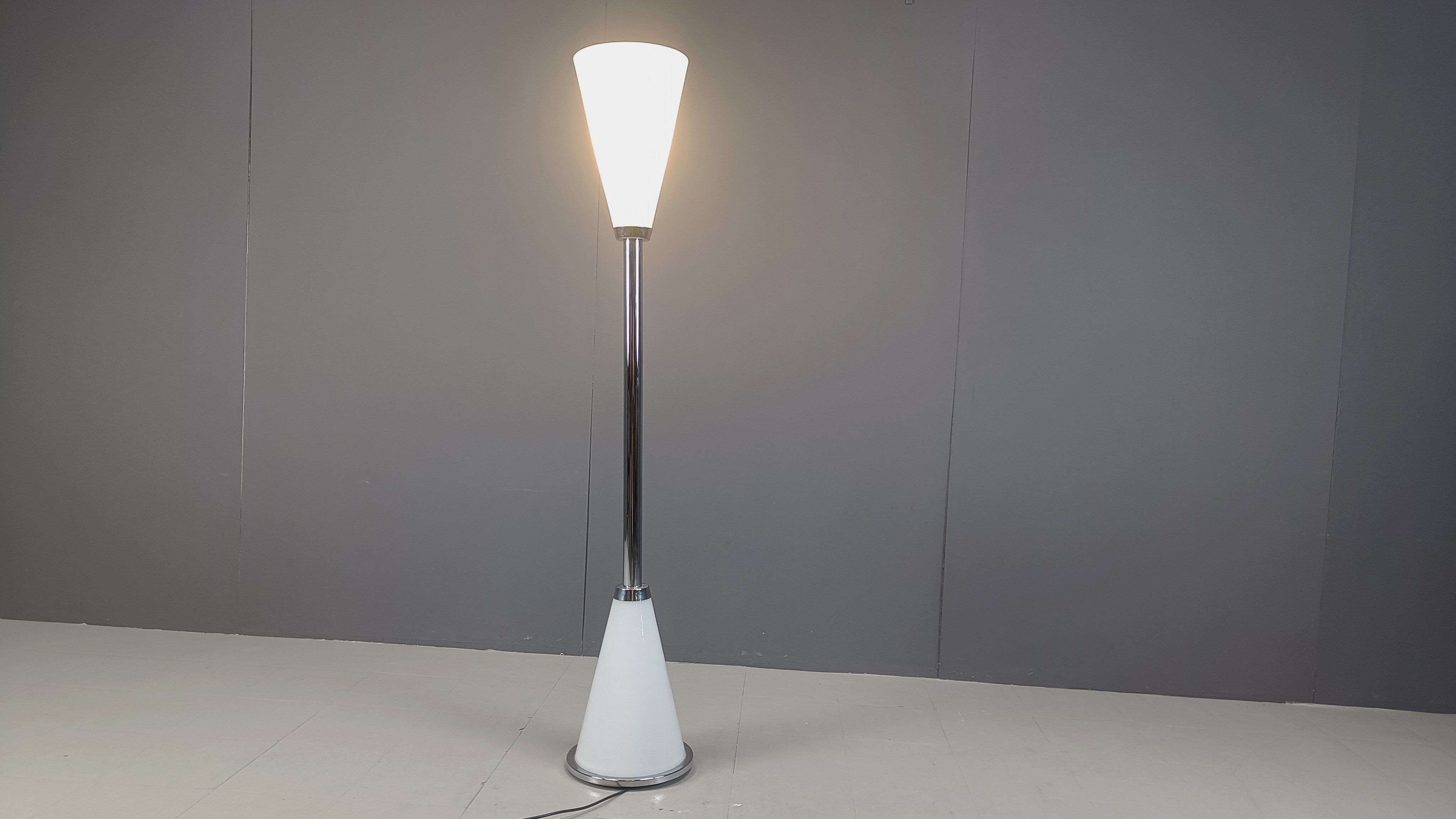 Lampe de sol vintage italienne, années 1990