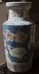 Chinese baluster vase in polygonal shape