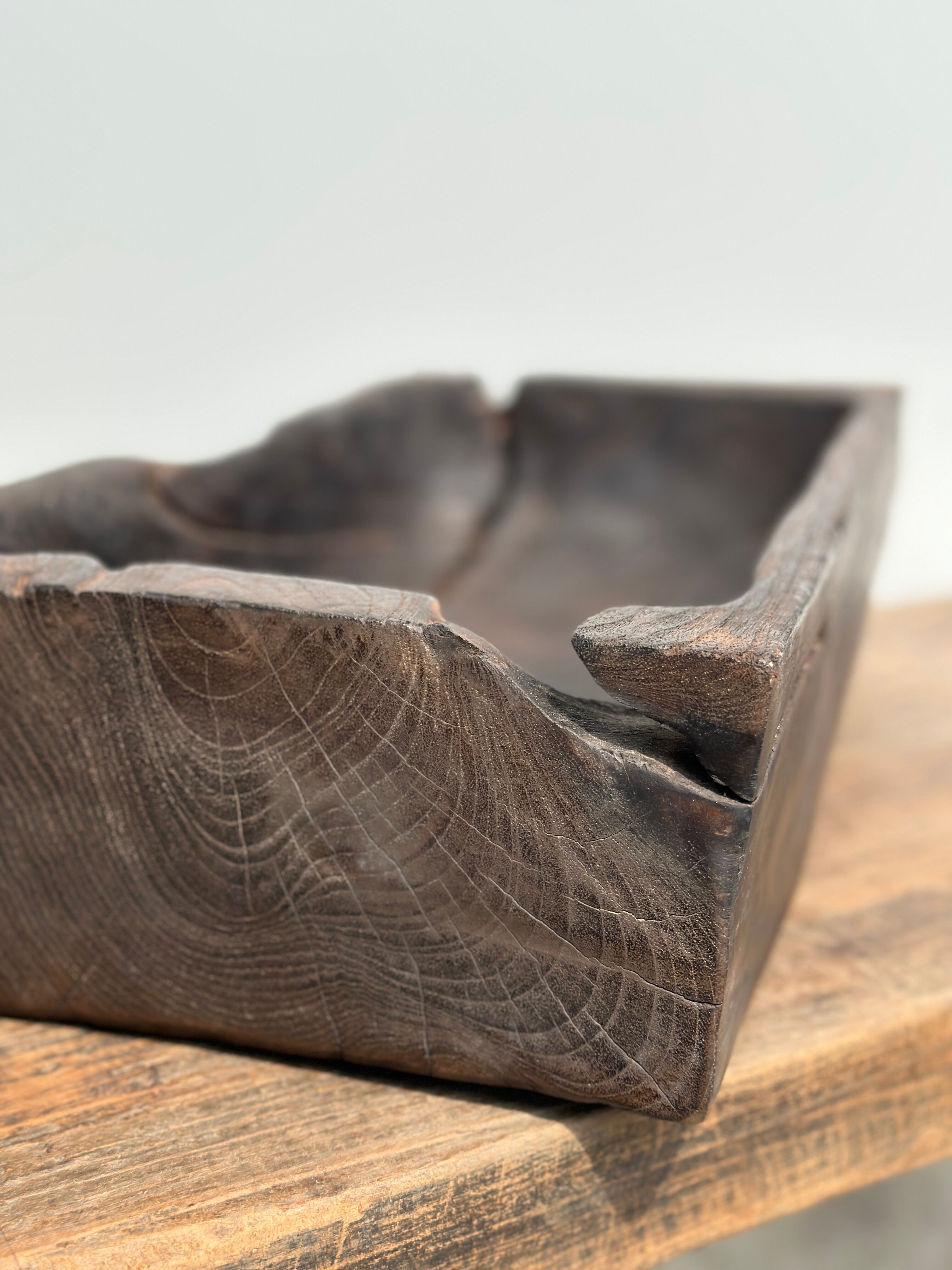 Asian teak empty pocket