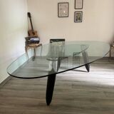 Murano art glass dining table by Maurice Barilone for Roche Bobois