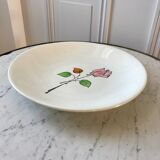 Dessert service flowers Made in France 50s