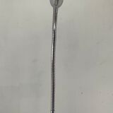 Vintage workshop lamp in chrome metal