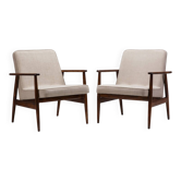 Paire de fauteuils type 300-192 GFM datant des années 60.