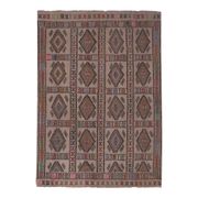 Kilim turc vintage tissé main 161x226 cm