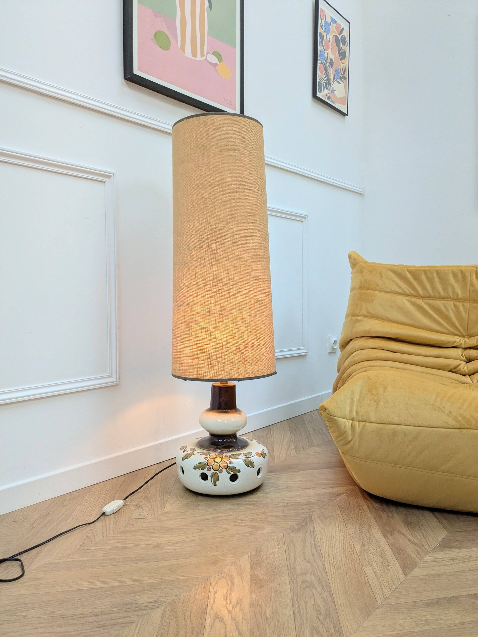vintage ceramic lamp