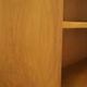 Danish ash veneer bookcase with adjustable shelves, 1970s