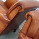 Vintage Dutch Cognac-Coloured Leather Club Chairs, Set of 2