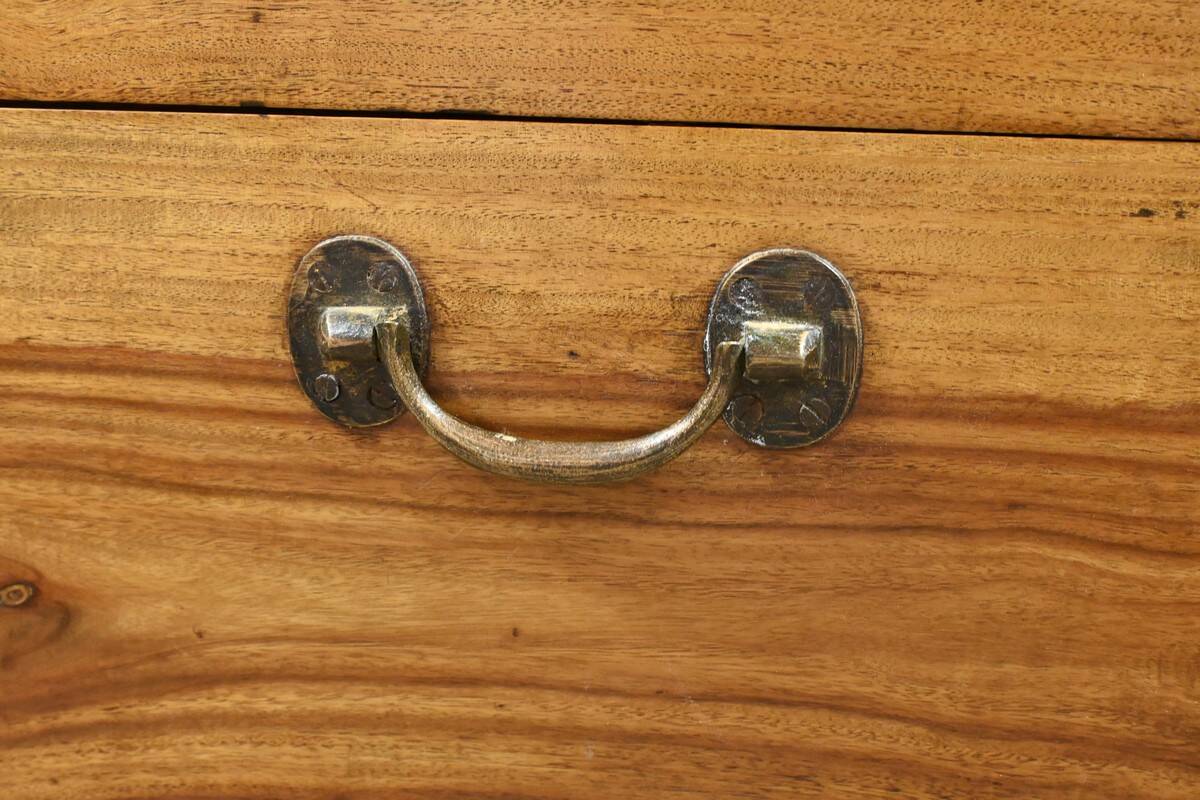 Marine trunk in camphor wood, India – Late 19th century