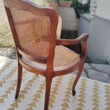 Louis XV caned armchair