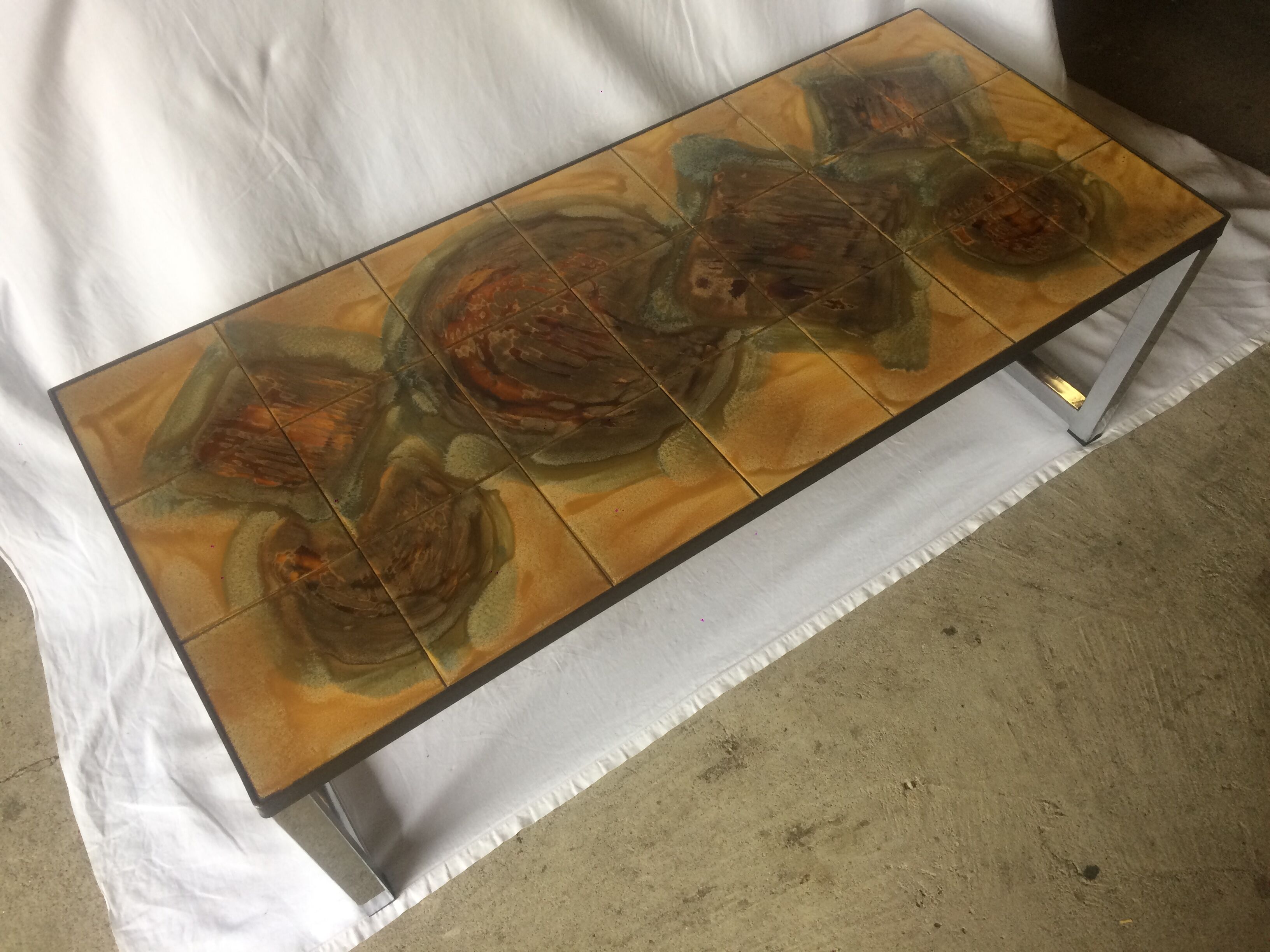Ceramics coffee table by J. Belarti & J.d’Asti