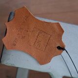 Brown leather armchair, J-Line