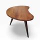 Tripod coffee table in bean shape - 1950s