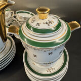 Limoges porcelain coffee service – Luf brand