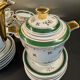 Limoges porcelain coffee service – Luf brand