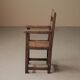 Fauteuil de montagne en mélèze et pin, vers 1900