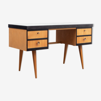 1950s desk, Ekawerk, Germany, professionally restored