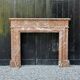 Napoleon III Louis XIV Style Fireplace In Red Rance Marble Circa 1880