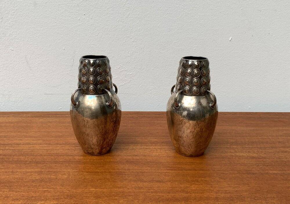 Art Nouveau vase by WMF, 1920s, set of 2